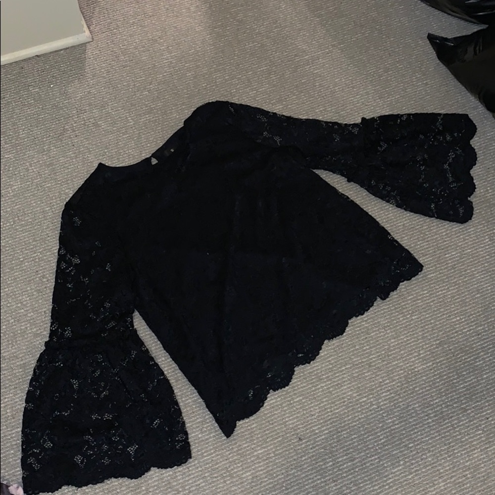 Fishnet dress shirt